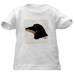 Get This Dachshund Acrylic White T-Shirt by NANCE